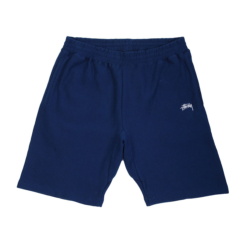 Мужские шорты Stussy Stock Fleece Shorts (112178-navy)  - цена, описание, фото 1